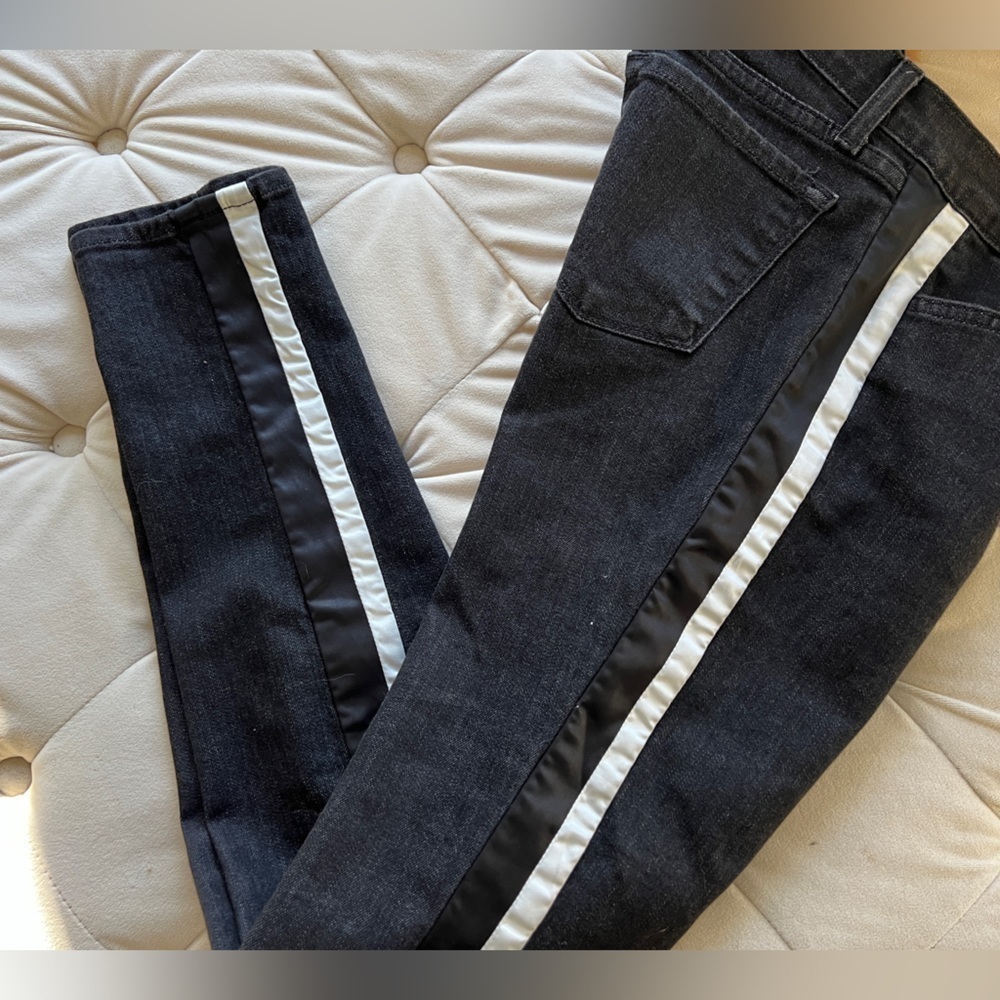 J Brand Tux side stripe stretch jeans size 27